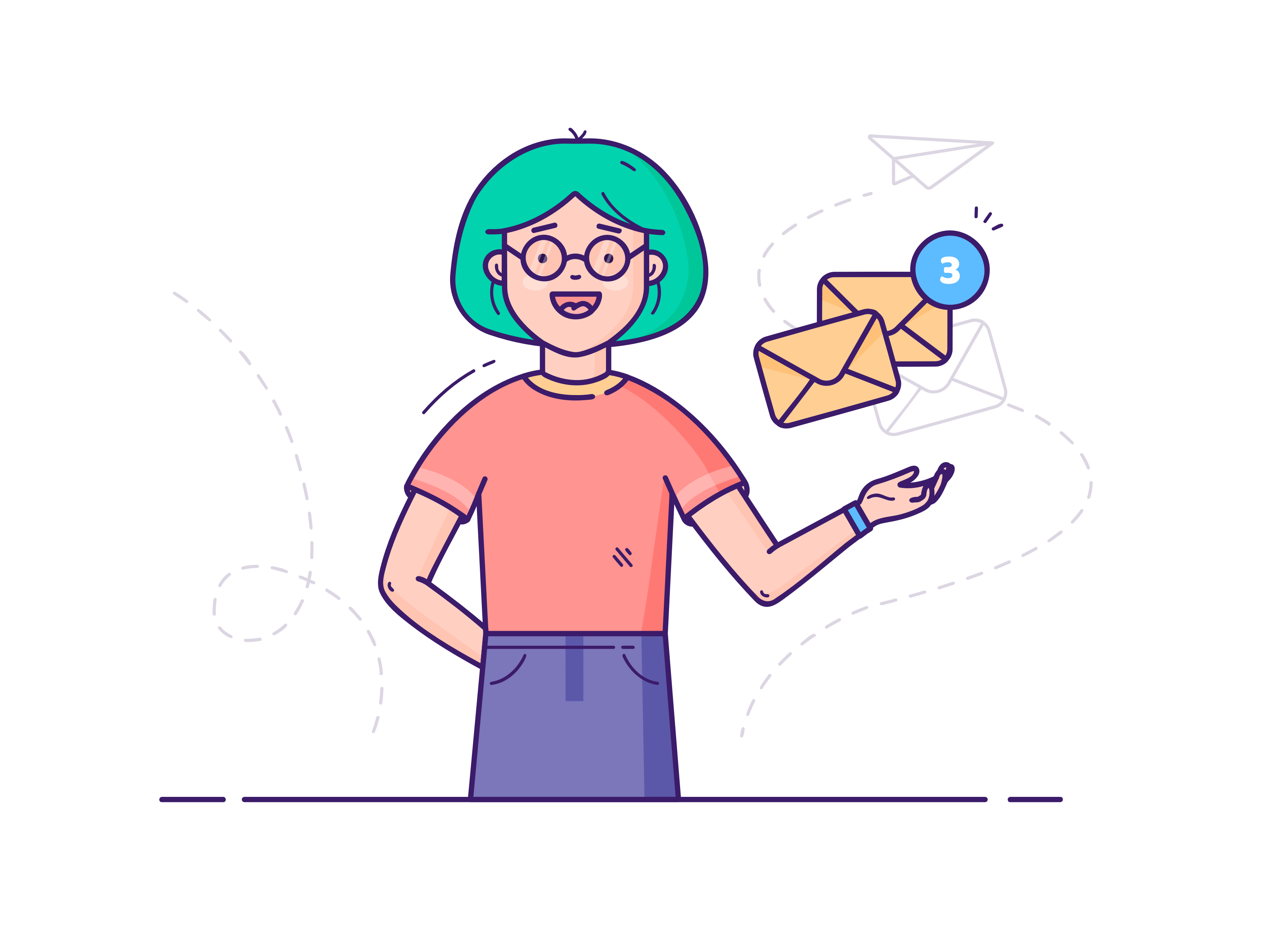 Messages app illustration