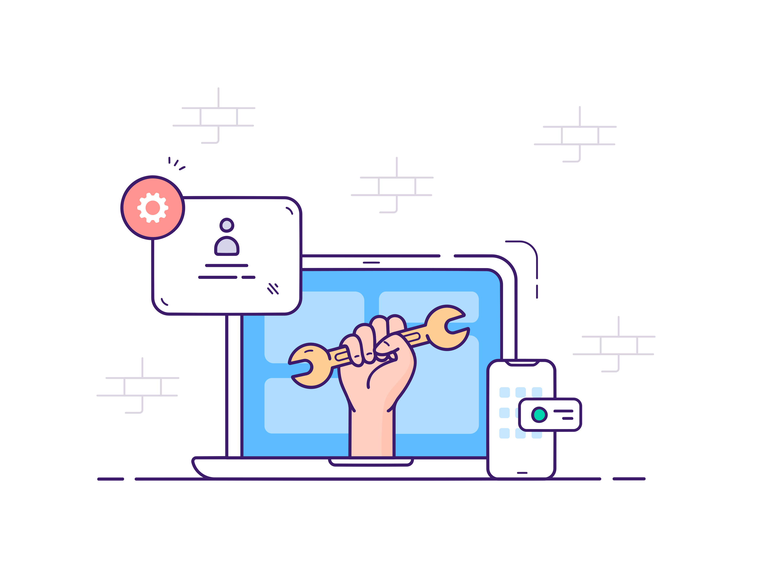 Maintenance design illustration